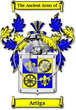 Artiga Family Crest Download (jpg) Legacy Series - 150 DPI
