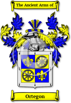 Ortegon Family Crest Download (JPG) Legacy Series - 600 DPI