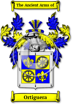 Ortiguera Family Crest Download (jpg) Legacy Series - 150 DPI