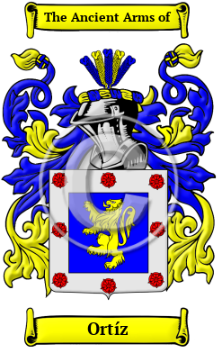 Ortíz Family Crest/Coat of Arms