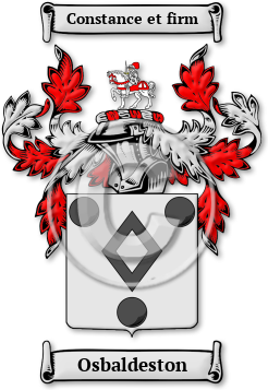 Osbaldeston Family Crest Download (jpg) Legacy Series - 150 DPI