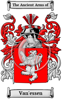 Van'essen Family Crest Download (JPG) Heritage Series - 600 DPI