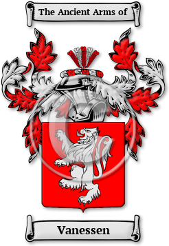 Vanessen Family Crest Download (jpg) Legacy Series - 150 DPI