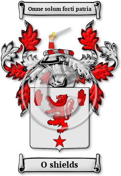 O shields Family Crest Download (JPG) Legacy Series - 600 DPI