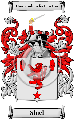 Shiel Family Crest/Coat of Arms