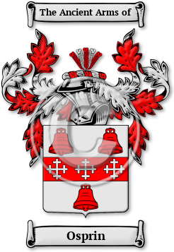 Osprin Family Crest Download (jpg) Legacy Series - 150 DPI