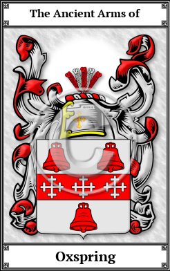 Oxspring Family Crest Download (JPG) Book Plated - 600 DPI