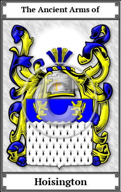 Hoisington Family Crest Download (JPG)  Book Plated - 150 DPI