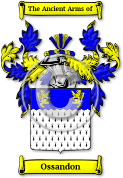 Ossandon Family Crest Download (JPG) Legacy Series - 600 DPI