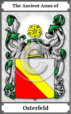 Osterfeld Family Crest Download (JPG)  Book Plated - 150 DPI