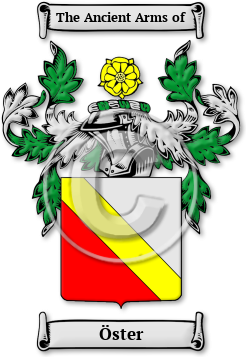 Öster Family Crest Download (jpg) Legacy Series - 150 DPI