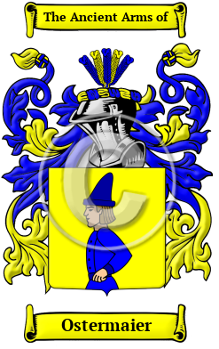 Ostermaier Family Crest/Coat of Arms