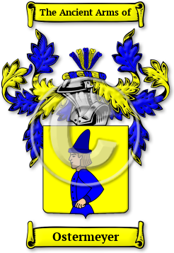 Ostermeyer Family Crest Download (JPG) Legacy Series - 600 DPI