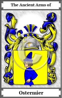 Ostermier Family Crest Download (JPG)  Book Plated - 150 DPI
