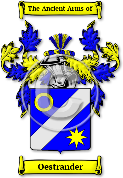 Oestrander Family Crest Download (jpg) Legacy Series - 150 DPI