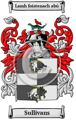 Sullivans Family Crest Download (JPG) Heritage Series - 600 DPI