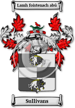 Sullivans Family Crest Download (JPG) Legacy Series - 600 DPI