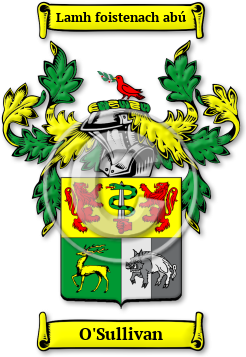 O'Sullivan Family Crest Download (jpg) Legacy Series - 150 DPI