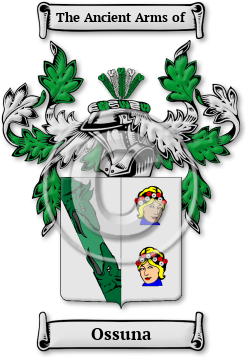 Ossuna Family Crest Download (jpg) Legacy Series - 150 DPI