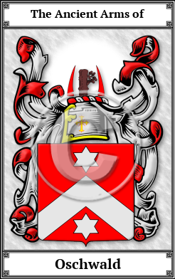 Oschwald Family Crest Download (JPG)  Book Plated - 150 DPI