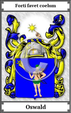 Oswald Family Crest Download (JPG)  Book Plated - 150 DPI