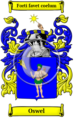 Oswel Family Crest/Coat of Arms