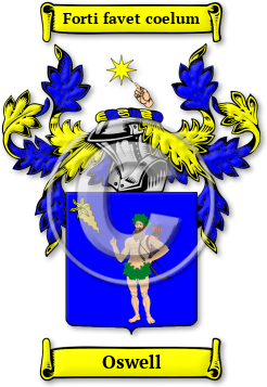 Oswell Family Crest Download (jpg) Legacy Series - 150 DPI