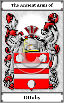Ottaby Family Crest Download (JPG)  Book Plated - 150 DPI