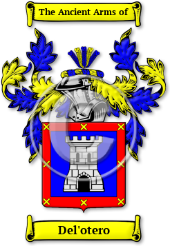 Del'otero Family Crest Download (jpg) Legacy Series - 150 DPI