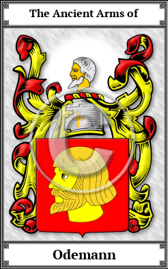 Odemann Family Crest Download (JPG)  Book Plated - 150 DPI