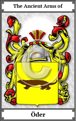 Öder Family Crest Download (JPG) Book Plated - 150 DPI