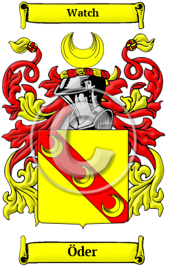 Öder Family Crest Download (JPG) Heritage Series - 300 DPI