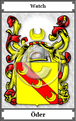 Öder Family Crest Download (JPG)  Book Plated - 150 DPI
