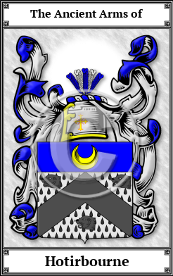 Hotirbourne Family Crest Download (JPG)  Book Plated - 150 DPI
