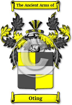 Oting Family Crest Download (jpg) Legacy Series - 150 DPI