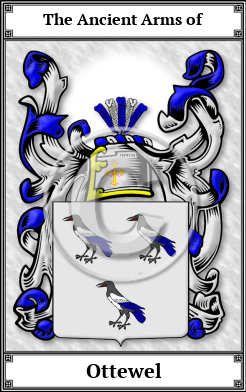 Ottewel Family Crest Download (JPG)  Book Plated - 150 DPI