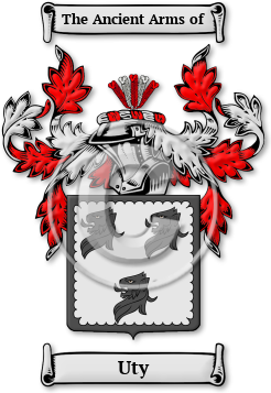 Uty Family Crest Download (jpg) Legacy Series - 150 DPI