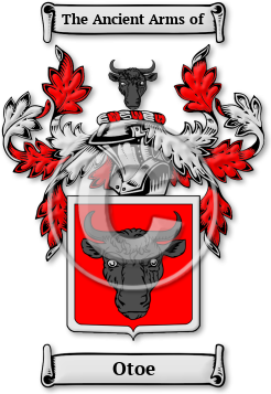 Otoe Family Crest Download (jpg) Legacy Series - 150 DPI
