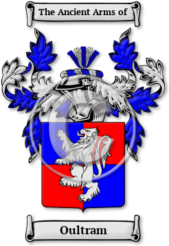 Oultram Family Crest Download (jpg) Legacy Series - 150 DPI