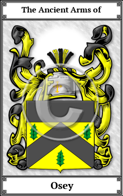 Osey Family Crest Download (JPG)  Book Plated - 150 DPI
