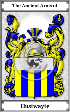 Hustwayte Family Crest Download (JPG)  Book Plated - 150 DPI