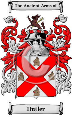 Hutler Family Crest Download (JPG) Heritage Series - 600 DPI