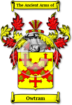 Owtram Family Crest Download (jpg) Legacy Series - 150 DPI