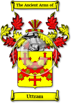 Uttram Family Crest Download (JPG) Legacy Series - 600 DPI