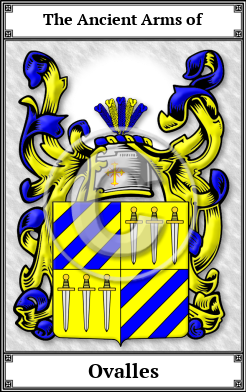 Ovalles Family Crest Download (JPG)  Book Plated - 150 DPI
