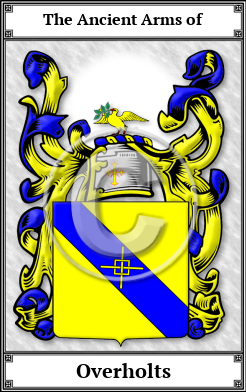 Overholts Family Crest Download (JPG)  Book Plated - 150 DPI