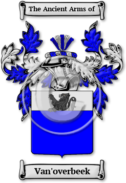 Van'overbeek Family Crest Download (jpg) Legacy Series - 150 DPI