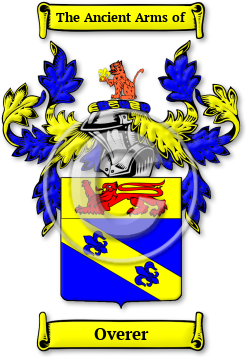 Overer Family Crest Download (jpg) Legacy Series - 150 DPI