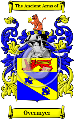Overmyer Family Crest Download (JPG) Heritage Series - 600 DPI