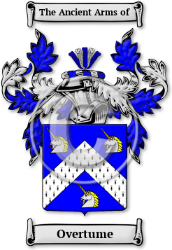 Overtume Family Crest Download (jpg) Legacy Series - 150 DPI